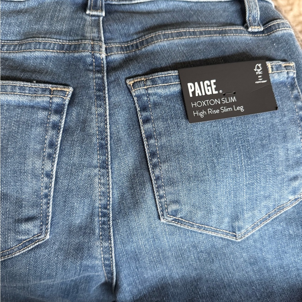 Paige Hoxton Highrise Slim Leg Jeans, 23, NWT - Picture 10 of 12